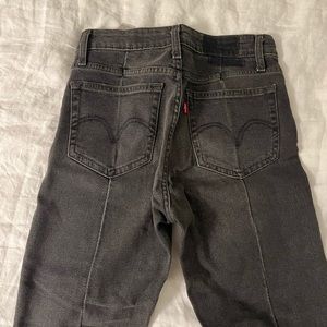 Levi’s Altered 501 skinny light grey black jeans 25x30